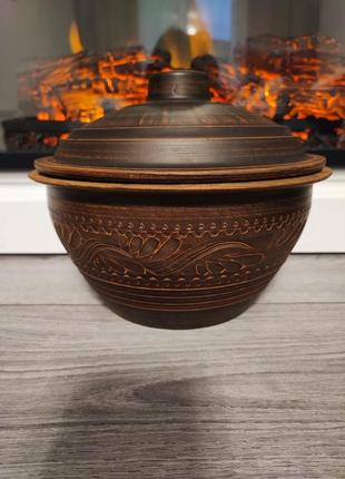 Макитра/кувшин/подсвечник/салатники/жаровня из глины