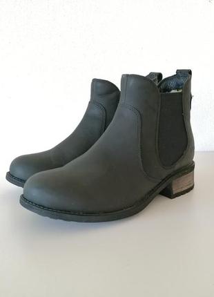 Ботинки кожа ugg2 фото