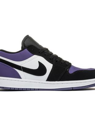 Nike jordan 1 retro low violet3 фото