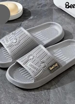 Резиновые стильные шлепанцы 40-41р