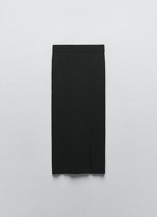 Юбка трикотажная zara, юбка трикотаж