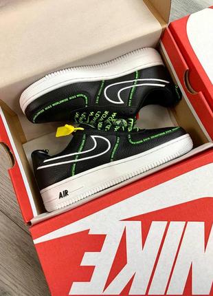 Кросівки nike air force 1 worldwidi black2 фото