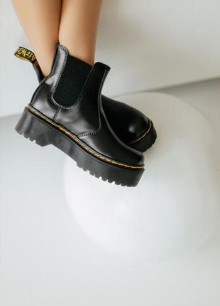 Жіночі черевики чорні dr.martens jadon chelsea black9 фото