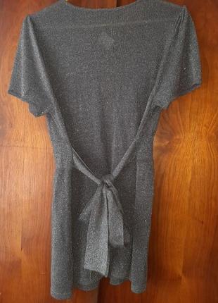 Трикотажна блуза з люрексом2 фото
