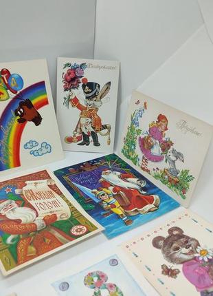 Новые советские открытки для приветствия сср художник в. шайвириков приветствуют с новым годом с днем рождения с 8 марта4 фото