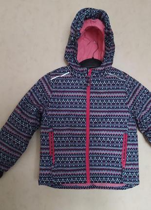 Детская зимняя лыжная куртка с капюшоном германия2 фото