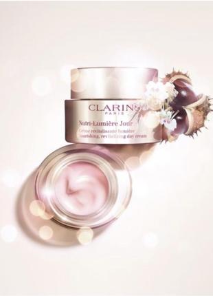 Clarins nutri-lumiere jour денний  і нічний креми!