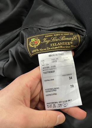Мужской винтажный классический пиджак из шерсти мериноса raffaele caruso loro piana6 фото