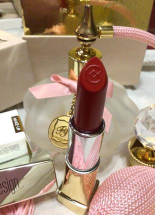 Зволожуюча помада для губ collistar rosseti art design lipstick  тон 14 в коробці.