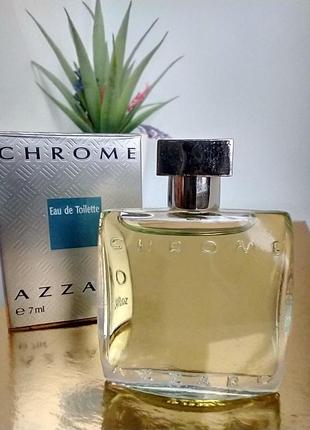 Миниатюра azzaro chrome оригинал винтаж 7ml5 фото