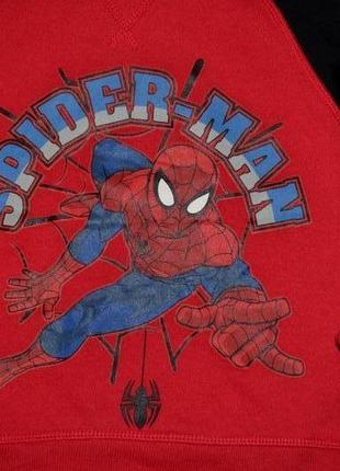 3 г фирменная кофта батник кенгурушка толстовка marvel spider man человек паук