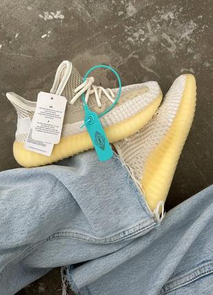 Кроссовки adidas yeezy boost 350 "natural reflective” premium1 фото