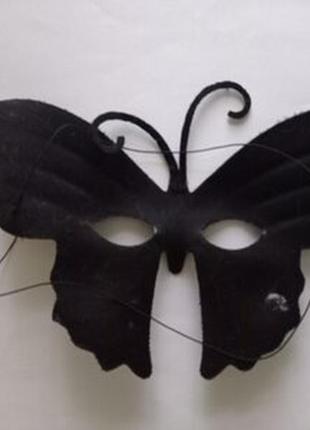 Маска карнавальная бабочка.2 фото