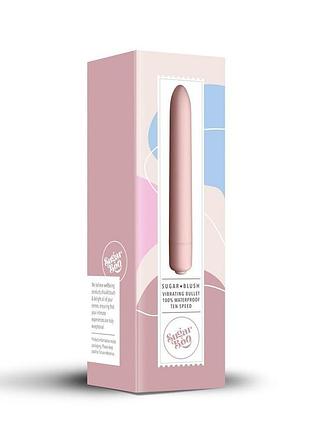 Мини-вибратор sugarboo sugar blush, 10 уровней интенсивности 5
