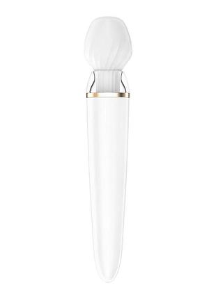 Смарт вибромассажер со сменной головкой satisfyer double wand-er 2