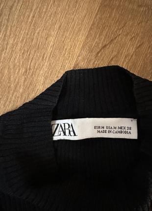 Водолазка гольф джемпер с асимметричным вырезом на груди zara6 фото