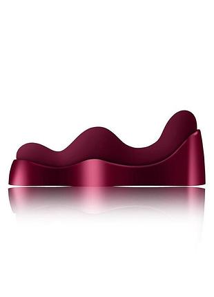 Универсальный sit-on-top вибратор rocks off ruby glow blush, пульт ду 4