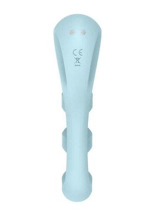 Универсальный вибратор satisfyer tri ball 2, 3 мотора, гнется 4