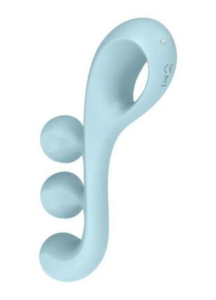 Универсальный вибратор satisfyer tri ball 2, 3 мотора, гнется 3