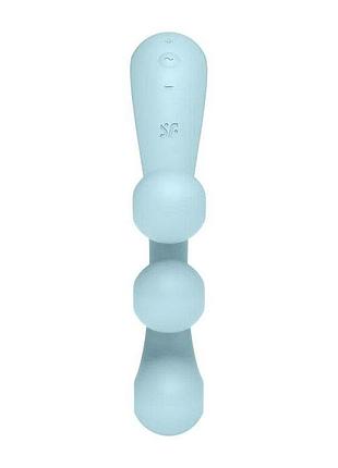 Универсальный вибратор satisfyer tri ball 2, 3 мотора, гнется 6