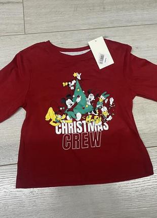 Кофта primark disney christmas crew 86-92 (1.5 - 2 р.)1 фото