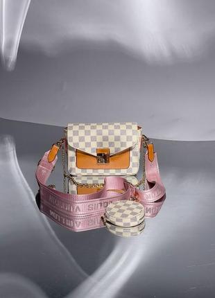 Женская сумка louis vuitton lockme tender ivory