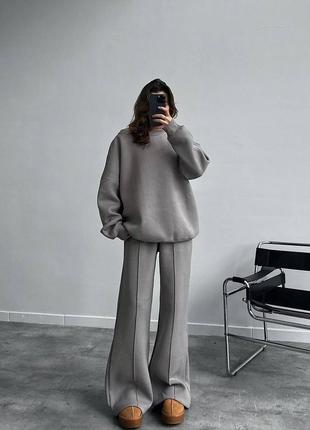 Теплые и уютные костюмы кроя oversize2 фото