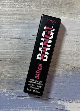 Benefit badgal bang! volumizing mascara mini об'ємна туш для вій