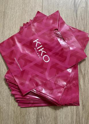 Брендовые пакеты kiko, оригинальные полиэтиленовые пакеты kiko, пакетик кико