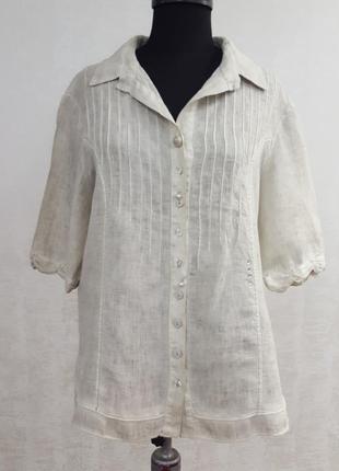 Elisa cavaletti (bottega) италия льняная блуза