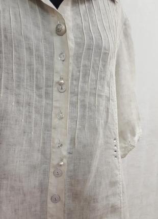 Elisa cavaletti (bottega) италия льняная блуза2 фото