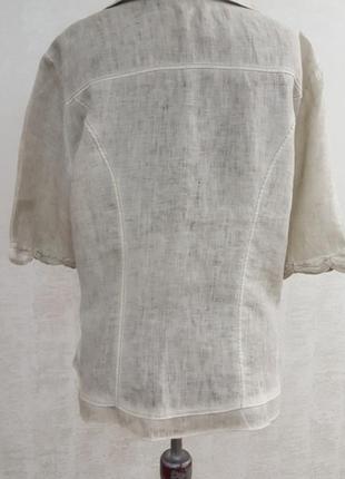 Elisa cavaletti (bottega) италия льняная блуза5 фото