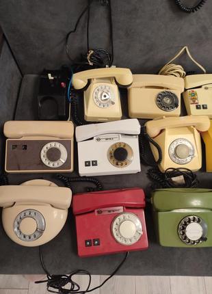 Радянський телефон для декору дизайну кімнати фотозони фотостудії ссср сґз диском для набору номеру2 фото