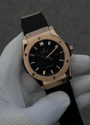 Швейцарские часы hublot classic fusion gold5 фото