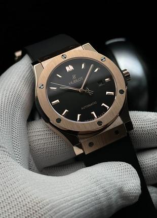 Швейцарские часы hublot classic fusion gold6 фото