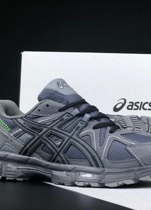 Мужские кроссовки asics gel kahana 8 сеточка серые1 фото