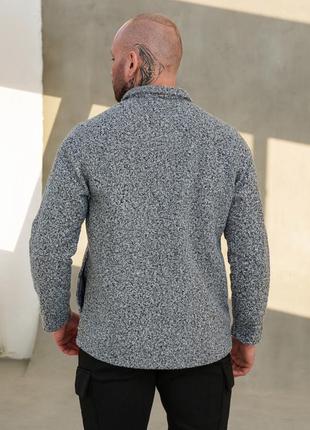 Куртка-рубашка барашек графит s6 фото