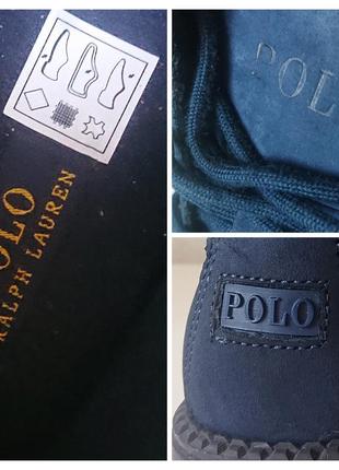 Оригинальные ботинки polo ralph lauren с мишкой7 фото