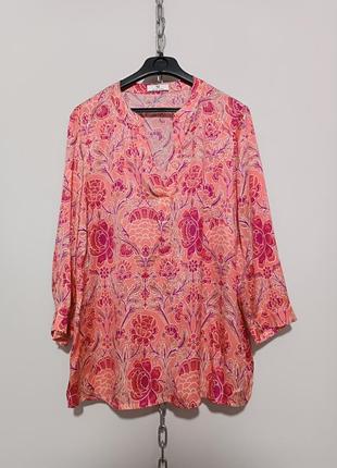 Peter hahn женская атласная блузка с рукавами 3/4

, m8 фото