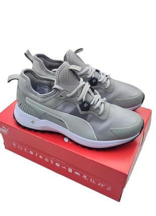 Чоловічі кросівки puma optifit grey white сірі