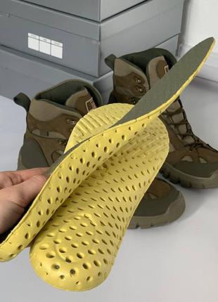 Універсальні демісезонні черевики отаман з ортопедичною устілкою та протекторною підошвою / нубукові берці олива розмір 377 фото