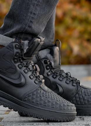 Кроссовки зимние мужские nike lunar force 1 duckboot 17 черный3 фото