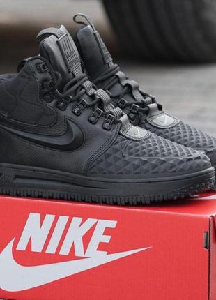 Кроссовки зимние мужские nike lunar force 1 duckboot 17 черный2 фото