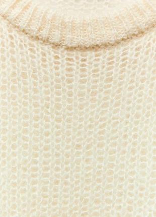 Свитер женский zara😍 шерсть шерсть кофта свитер новая коллекция7 фото