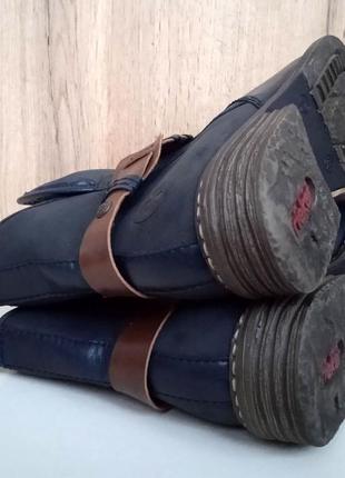 Немецкие ботинки, женские ботинки, сапоги, полуботинки синие, зима и деми, р. 368 фото
