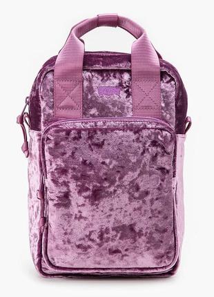 Велюровий міні рюкзак levis l-pack mini velvet backpack