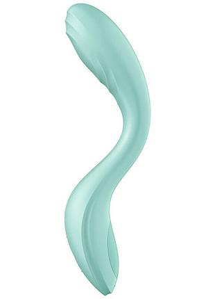 Вибратор с жемчужной стимуляцией точки g satisfyer rrrolling pleasure mint 3