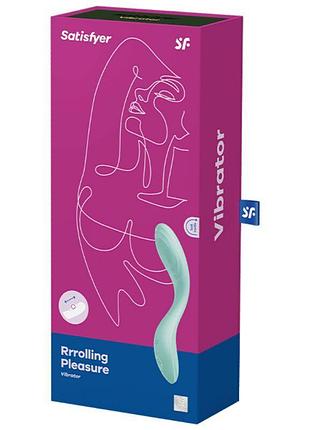 Вибратор с жемчужной стимуляцией точки g satisfyer rrrolling pleasure mint 5
