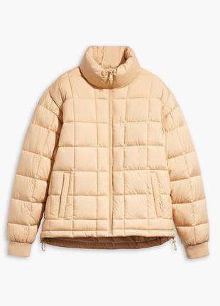 Куртка пуфер levis box quilted puffer jacket оригинал4 фото