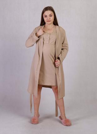 Жіночий теплий халат з начьосом рр 46-603 фото